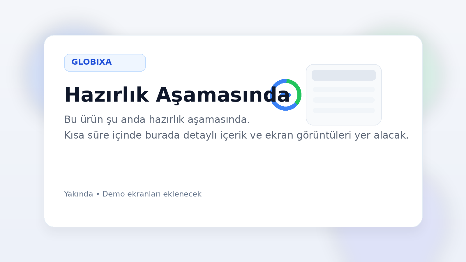 MiniShop hazırlanıyor